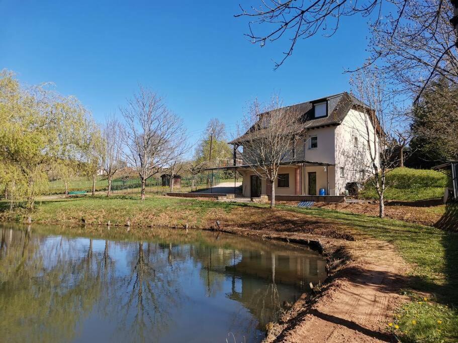 Maison De Campagne Avec Lac Prive Villa Saint-Côme-dʼOlt Buitenkant foto