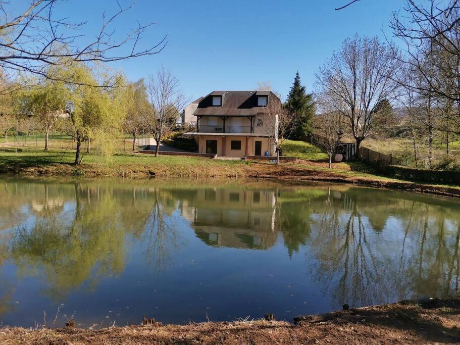 Maison De Campagne Avec Lac Prive Villa Saint-Côme-dʼOlt Buitenkant foto